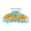 Novelty Fish Tank Hair Clip,Acetate Claw Clip for Women,Women Hair Accessories,Cyan, 1 Count (Pack of 1)