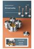 Rotating 304 Stainless Steel Spice Jar Set: Kitchen Seasoning and Storage Containers for Salt, Sugar, MSG, and Chili