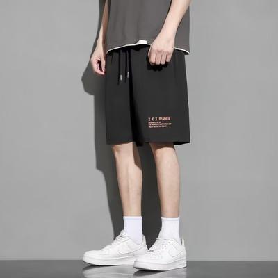 Heren Ice Silk Sneldrogende Losse Sportshorts