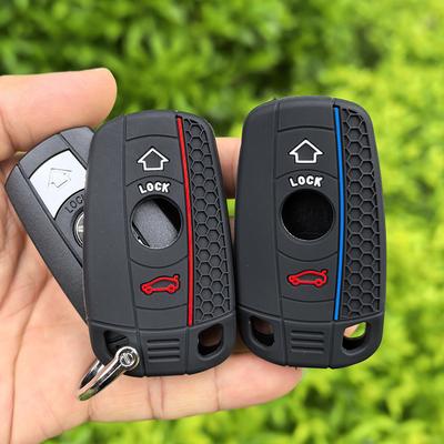 Silicone Car Key Case Cover For BMW E60 E61 E70 E81 E87 E90 E91 E92 X1 X5 X3 1 3 5 6 Series Z4 Key Protector Shell Accessories