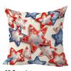 1/4Pcs Americana Style Star-Printed Cushion Covers Sofa Bed Cushion Cover Home Bedroom Decoration, 2D Flat Printing