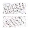 10 Packs Metal Dental Teeth Orthodontics Brackets Braces Mini Roth 022 Mesh Base 3 Hooks