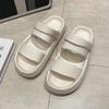 Sandalias de EVA con Doble Tira a Prueba de Olores y Suela Gruesa y Suave, Antideslizantes, para Uso en Casa y al Aire Libre