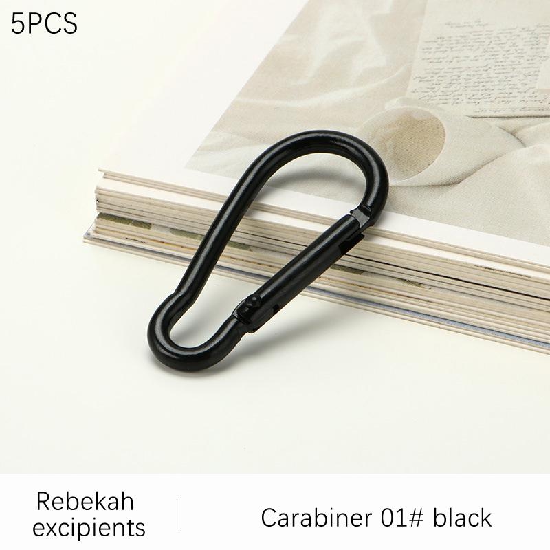 

5 шт. альпинистская пряжка пружинное кольцо сплав открываемое кольцо для ключей детали ремешка подвеска пряжка защелка зажим триггерный крюк