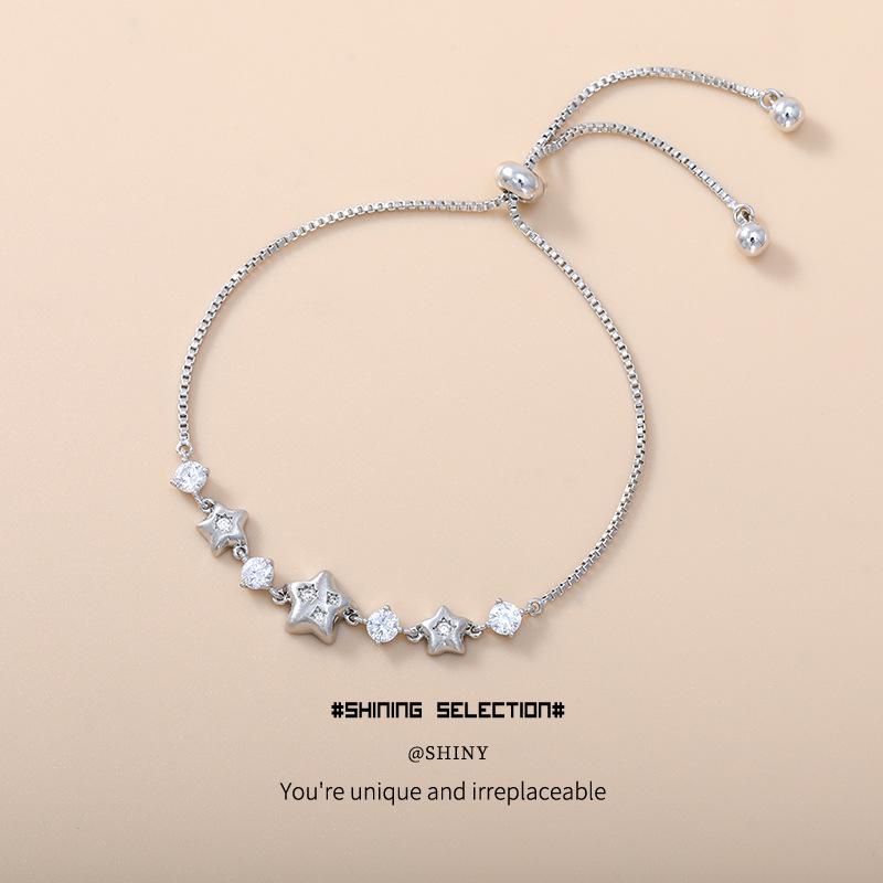 Copper Alloy Star Pull-Out Bracelet: Luxurious, Trendy Women's Jewelry