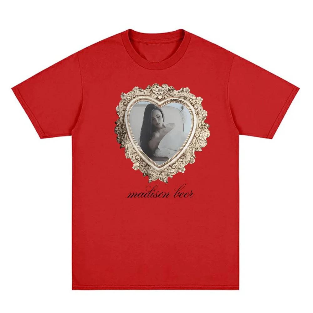 2026 NEW Madison Beer LOGO T Shirt Fashion Ropa De Mujer 100Cotton Comfortable TEE Casual High Quality Round Neck Soft Tees