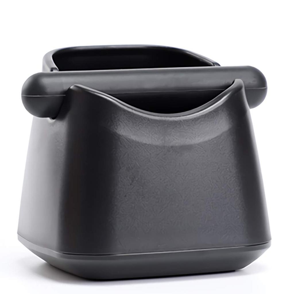 Espresso Knock Box, a square ABS knock box for removing coffee grounds after brewing. A dedicated trash can for coffee grounds. Ideal for commercial