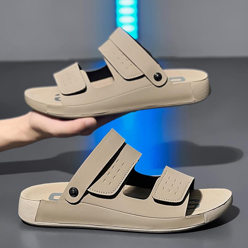 New fashion boutique men's sandals quality indoor and outdoor cool slippers British casual breathable beach shoes