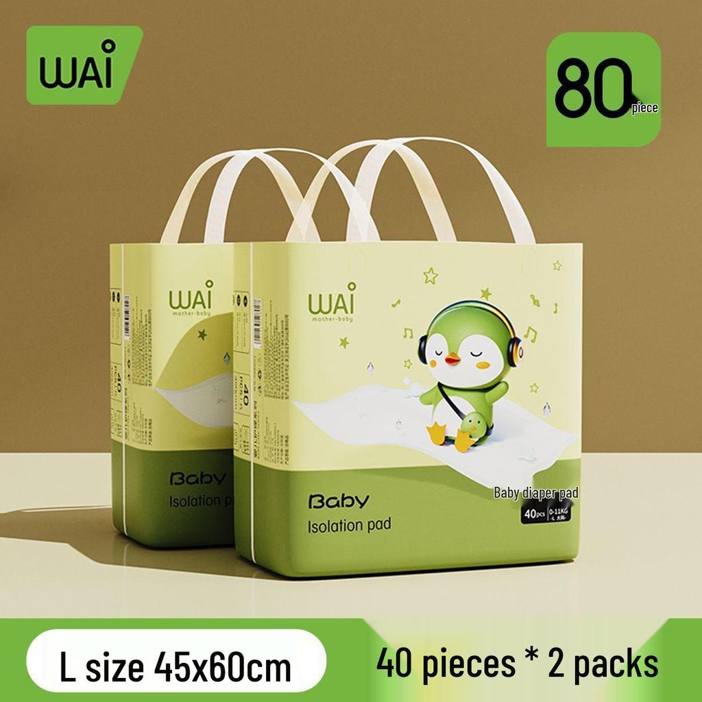Wow Love Wasserdichte Einweg-Urinpads für Neugeborene - Große Größe