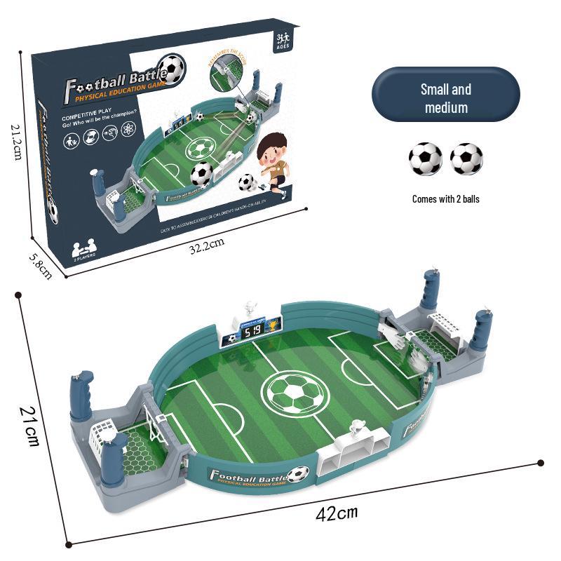 

Children s Educational Table Football Game: Parent-Child Double Competition Kicking Toy