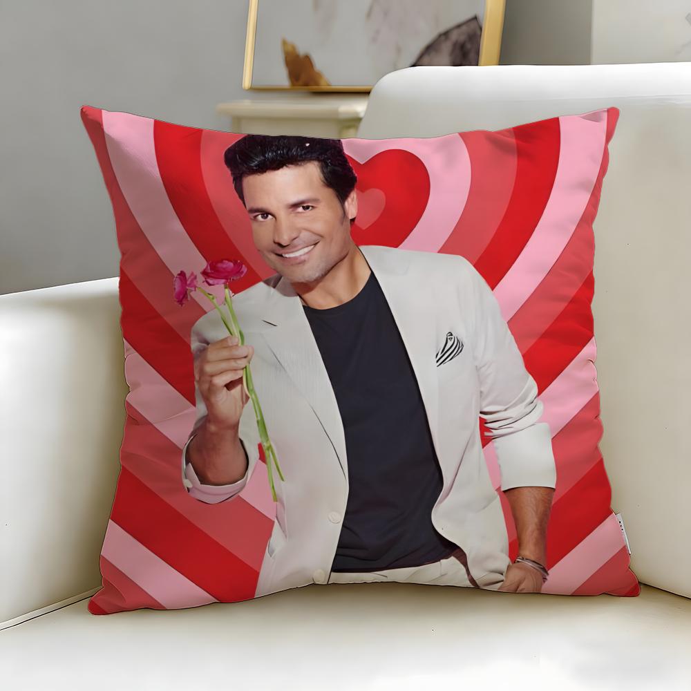 popular singer Chayanne Chiquito Cushion Cover Soft EasyWash Pillow Case Versatile for Couch Bed Travel and Office