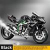 Large Size 1/9 Kawasaki H2R Simulation Spray Motorcycle Model Toy Simulation Alloy Motorcycle Model Boy Car Collection Handmade Gift