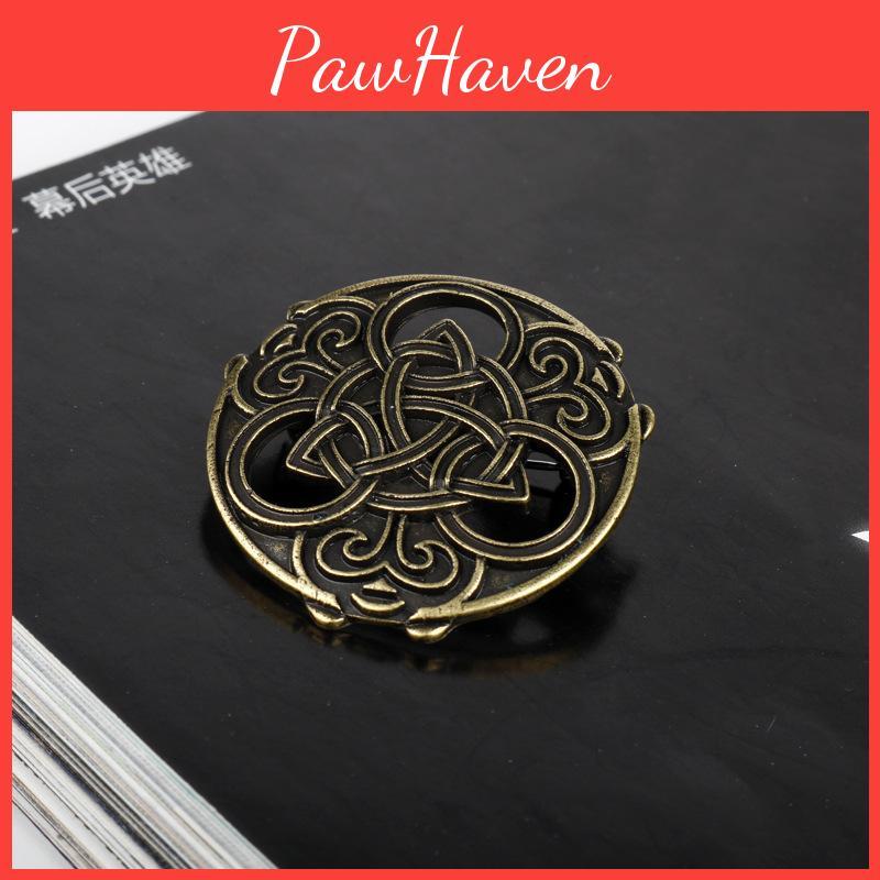 Knot Celtic Brooch Pin With Electroplated Finish For Men Women Fashion Commuter