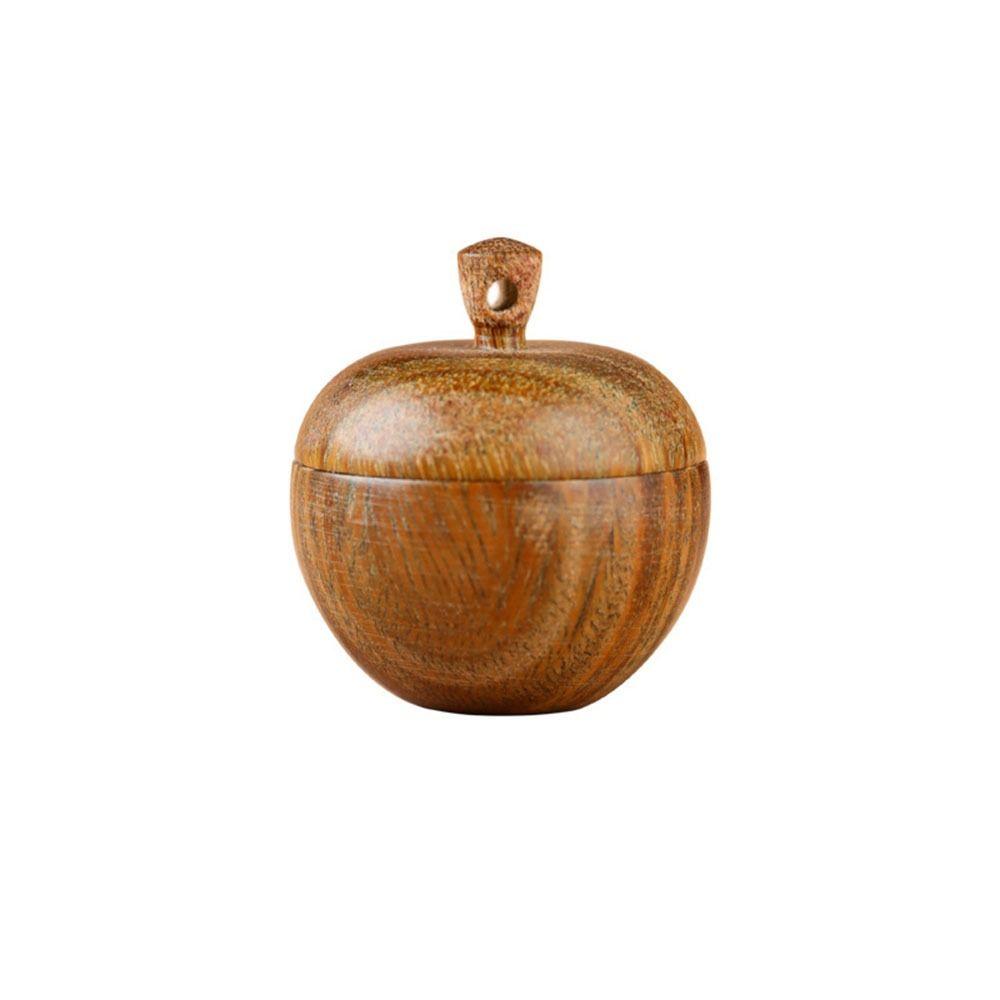 Wooden Pill Organizer Case Portable Pendant Keychain Medicine Boxes Pill Box  Household