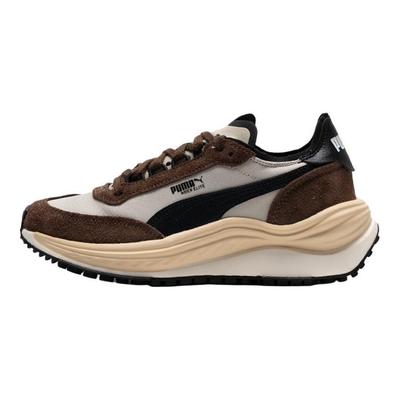 Rider Elite Fabric Synthetic Leather Winter Comfortable Durable Breathable Low-Top Lifestyle Casual Shoes Unisex Sneaker Brown Black 403301-01