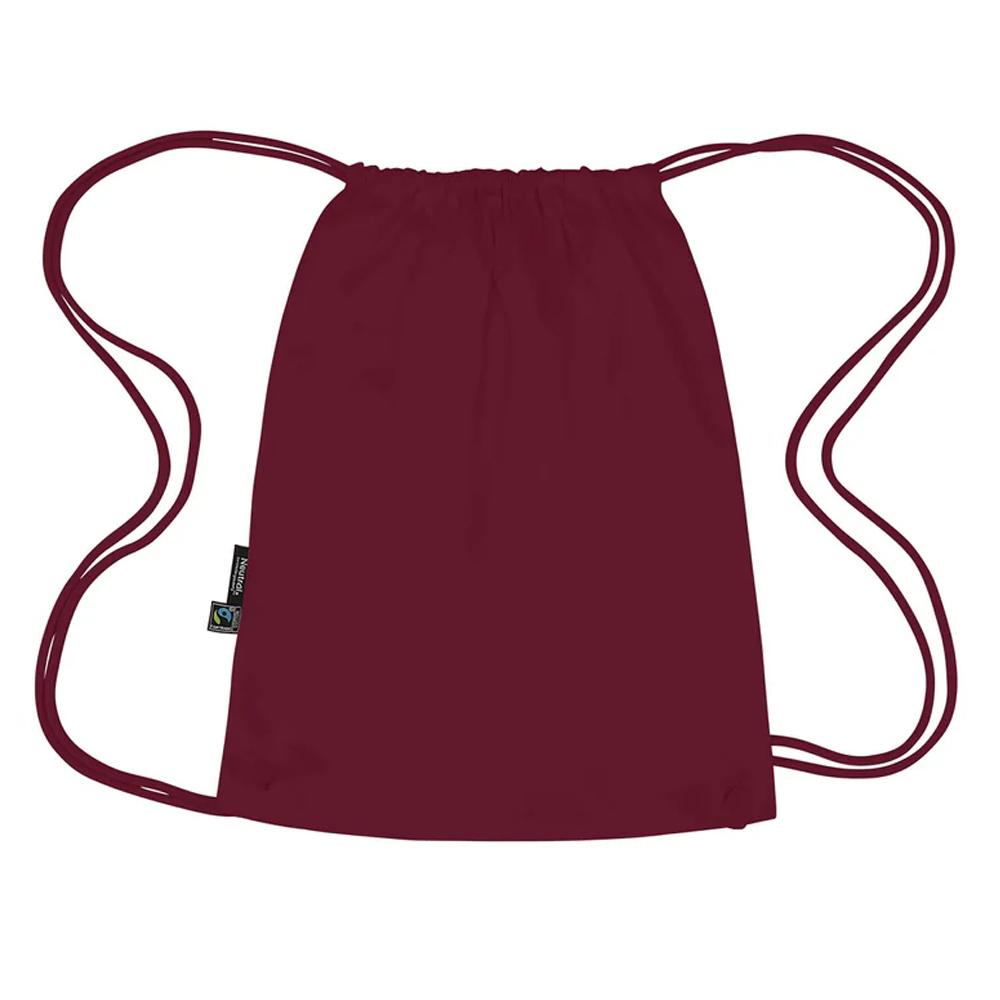 Neutral Plain Gym Drawstring Bag