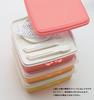T-WORLD Stackable Picnic Case, Square, 3 Tiers, Pink, Large, "Colors" 4059