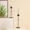 Decorative Candle Stands Iron Taper Candle Holders Bowknot Candlestick Holders for Wedding,Dinning,Party Decorations