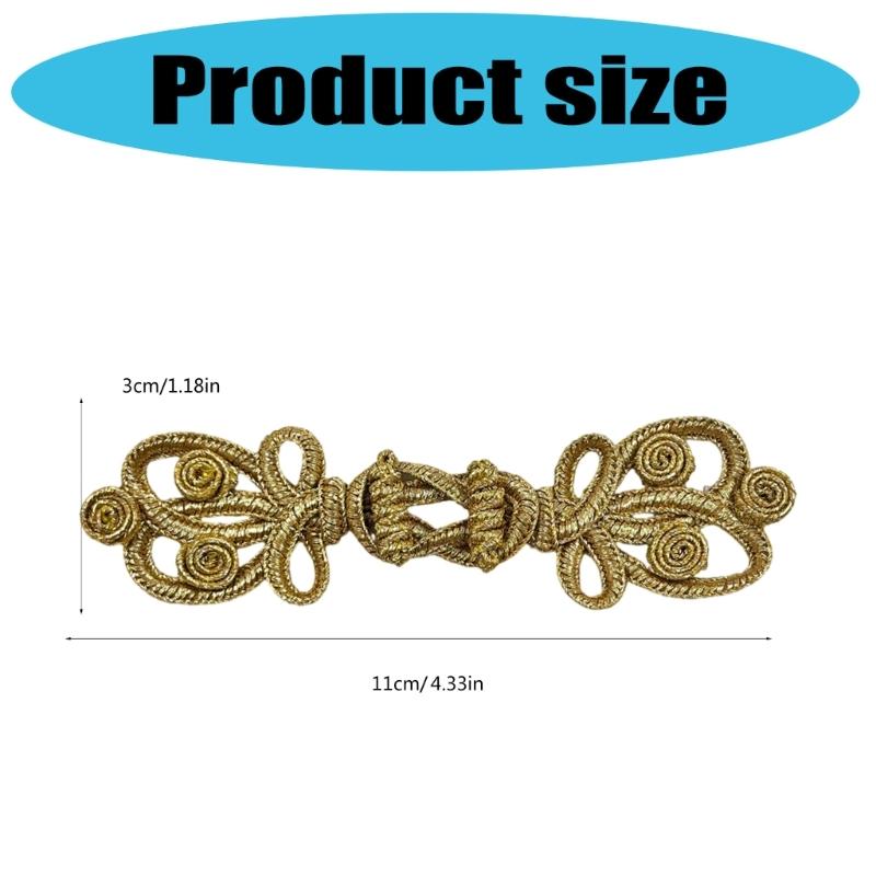 Exquisite Heart Shaped Qipao Belt Charm Handmade Cheongsam Belt Pendants Ornament For Traditional Costume Accessories