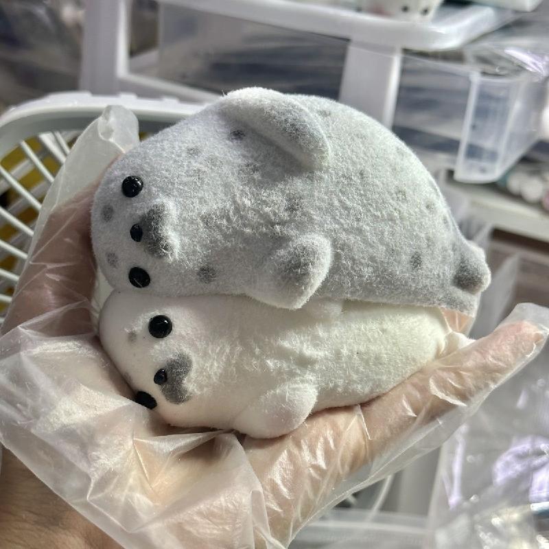 Mew Taba Squishy Kawaii Large Seal Sea Lion Fidgeting Plaything Cute Animation Gentle Recovery Capybara Stuffed Chick Birthday Gift Kids