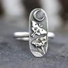 New Creative Butterfly Lady Shield Ring, Simple and Versatile Fashion Hand Jewelry