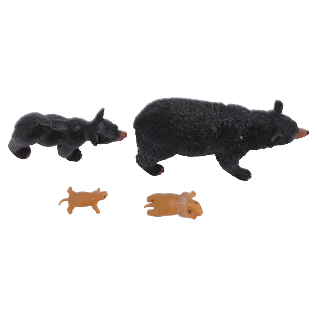 Bear Life Cycle Figure Cognitive Educational Decorative PVC Animal Life Cycle Figure for Teaching