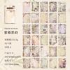 30-Sheet Vintage Flower Pattern Scrapbook Paper, Elegant Floral Designs & Smooth Surface, Easy to Cut for Handmade Cards