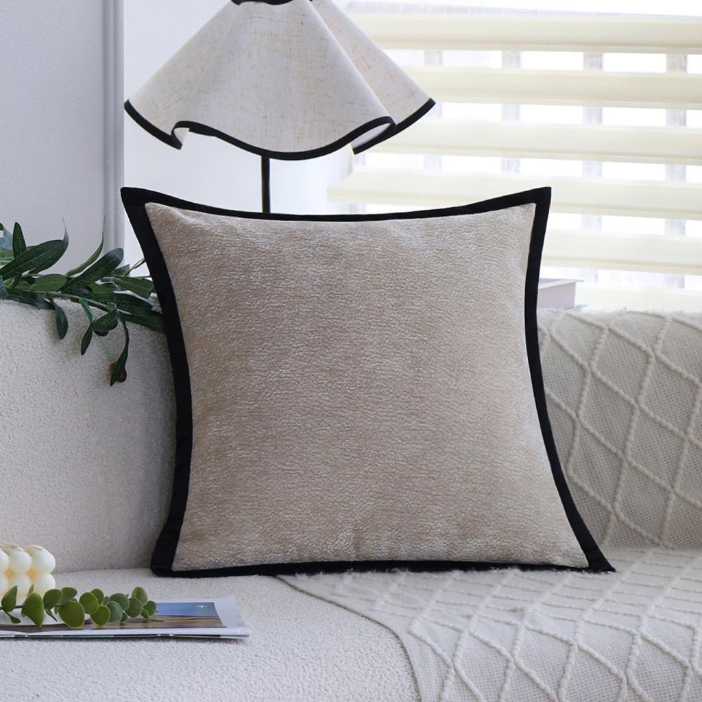 Lekki Luksus Styl Francuski Poduszka Sofa Salon Kolor Owsianki Poduszka Wysokiej Klasy Sypialnia Okno Wykusz Poszewka Zdejmowana i Zmywalna