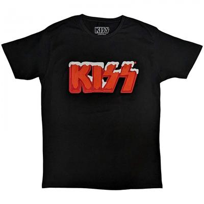Kiss Unisex Adult Holiday Logo T-Shirt