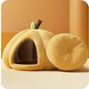 Pumpkin Shaped Cats Bed Autumn and Winter Cat Accessories Semi Enclosed Thermal Insulation Pet Dog Cat's House Pet Supplies Gift