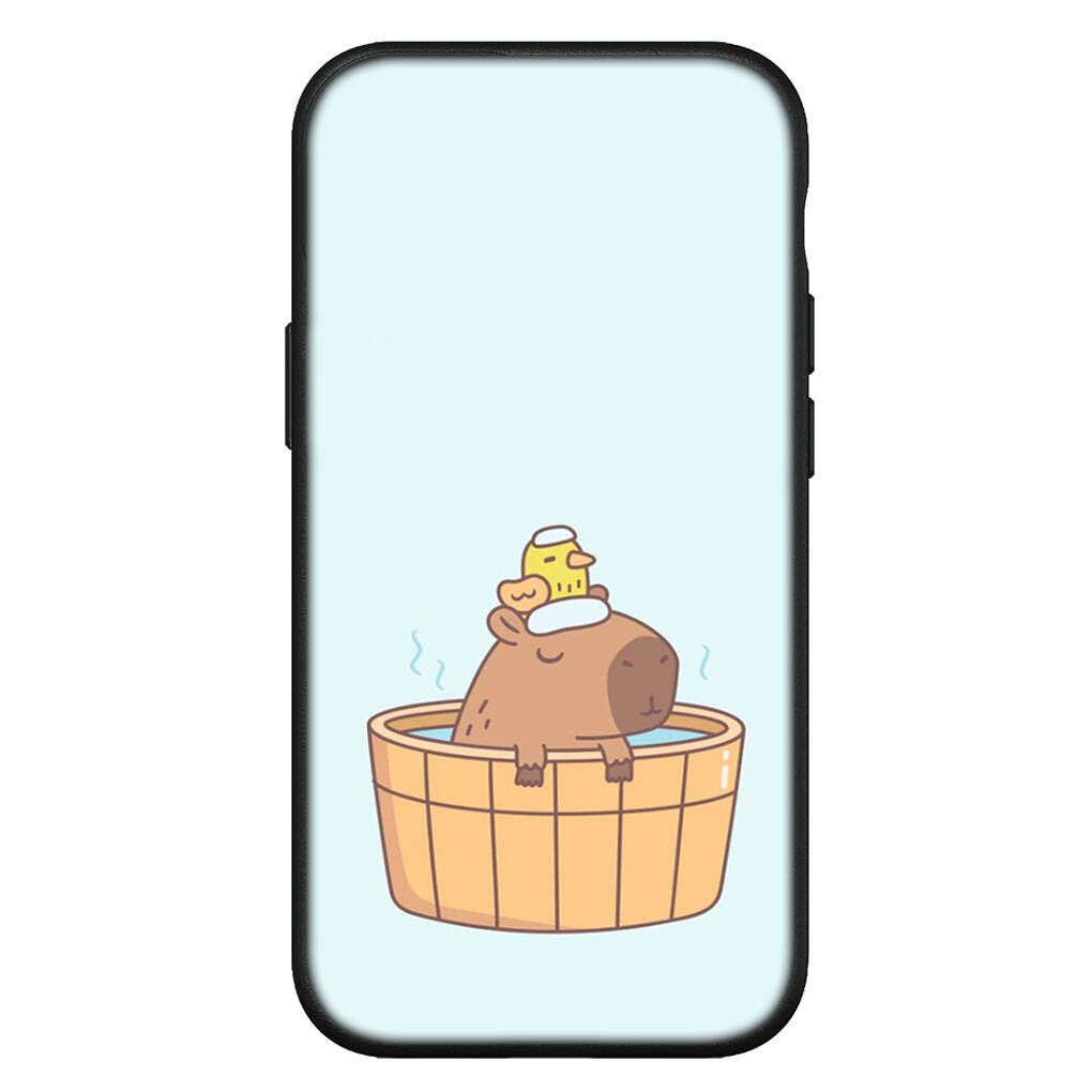 

для Samsung Galaxy S25 S24 S23 S22 S21 Ultra FE Plus A17 A37 A57 A56 A55 A06 A16 A15 A36 A26 A35 A05 A25 A54 A34 Чохол для телефону Постер Капібара Обкладинка for Samsung Galaxy A31 екрю