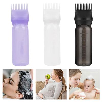 Hair Color Root Comb Applicator Bottles Oil Applicator Shampoo Bottles Bottles Washing Hair Pla X9J4