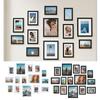 Picture Frames Set 15 Pack for Home Wall Decor For Family Gallery Collage Frames with Pre Installed Stands and Hooks