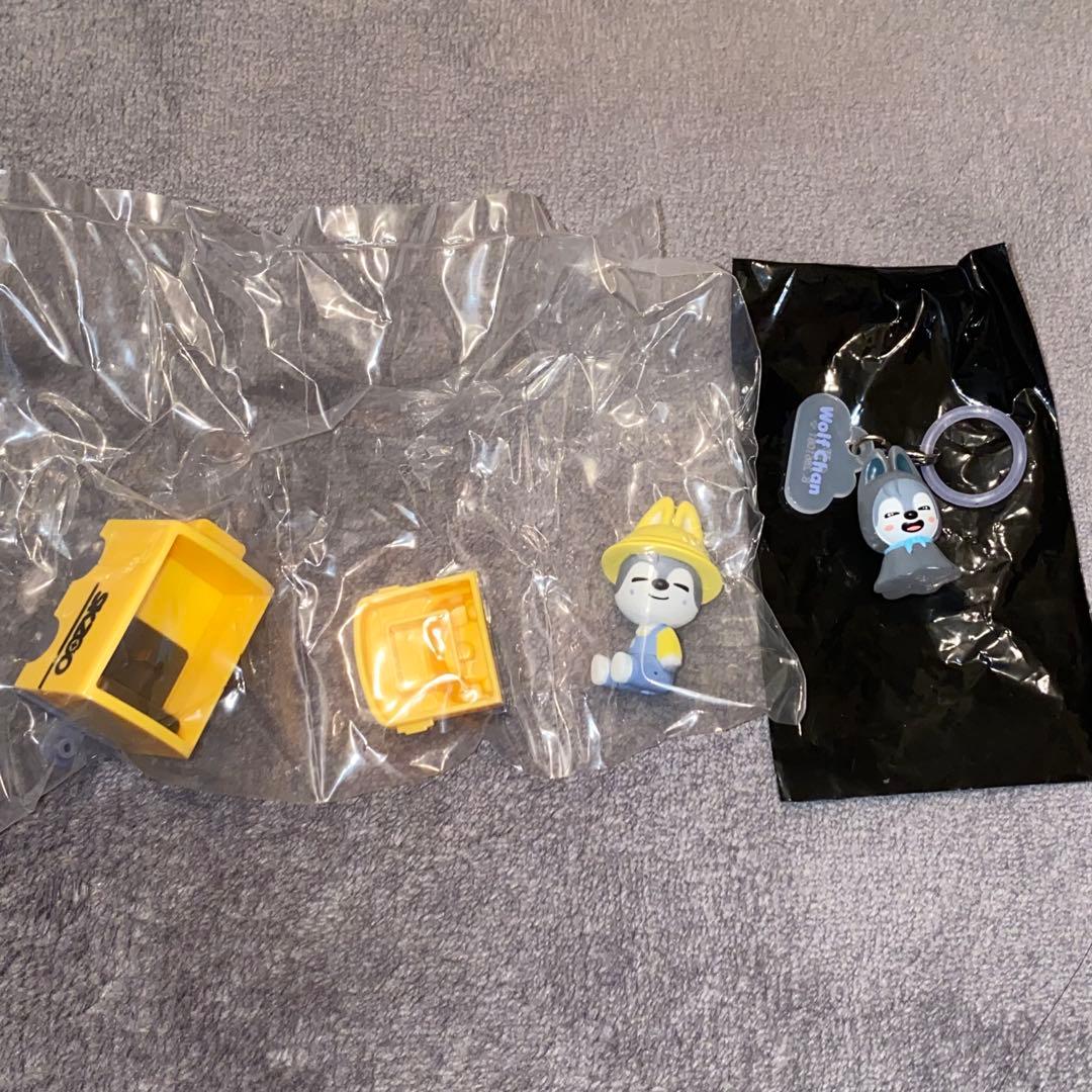 Stray Kids SKZOO Wolf Chan Gachapon 2-piece set