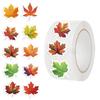 Autumn Stickers Leaves Laser Stickers Waterproof Sealing Sticker Phone Scrapbook Gifts DIY Labels Autumn Halloween Home Decor