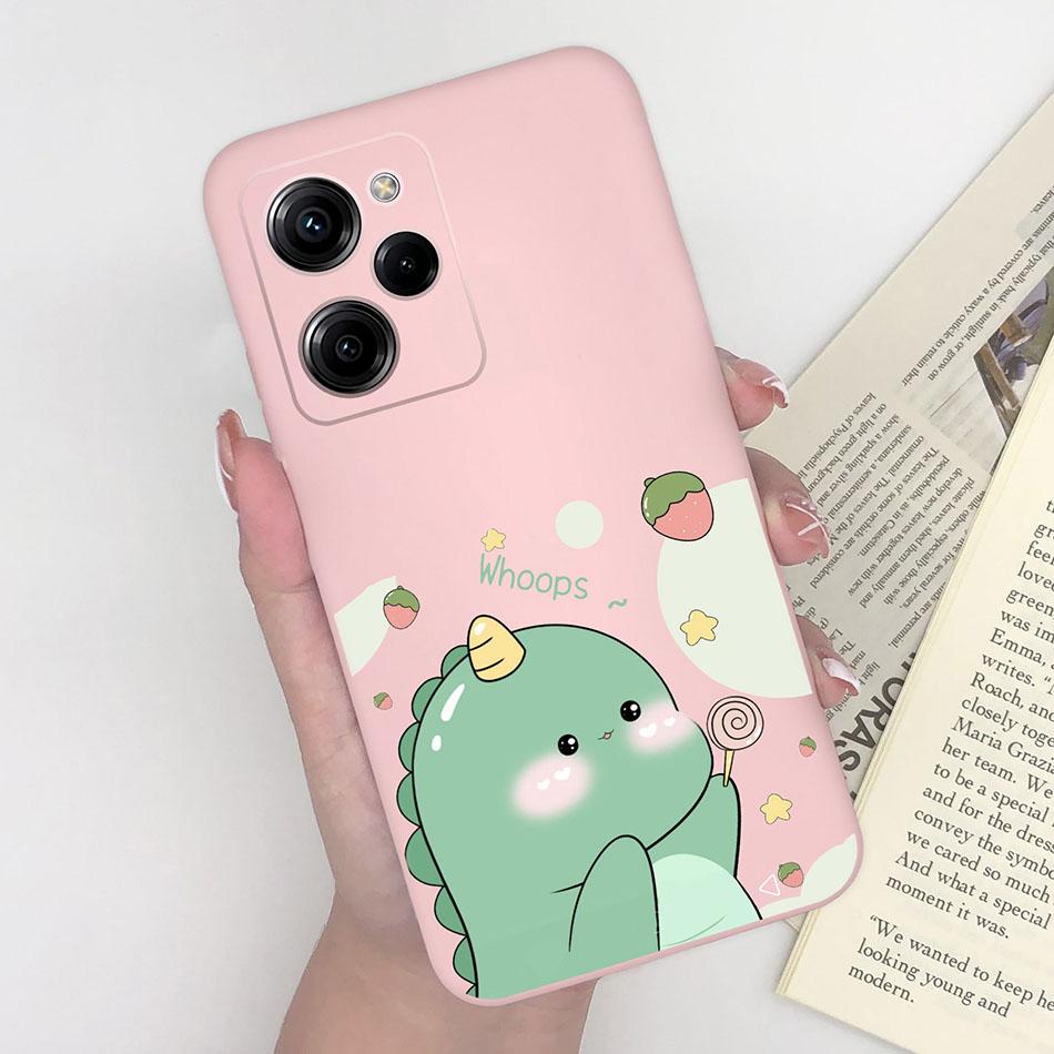 Cell Phone Case For Xiaomi Poco X5 Pro 5G Trendy Pattern Silicone Protective Matte Cover For PocoX5 X 5 X5Pro Capa Funda Bumper