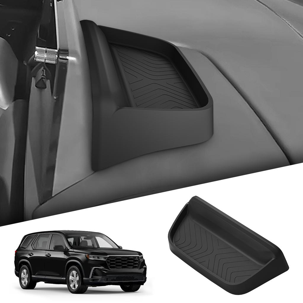 for Honda Pilot 2025-2025 Center Console Storage Box Tray Organizer Car Interior Accessories Tidying Black