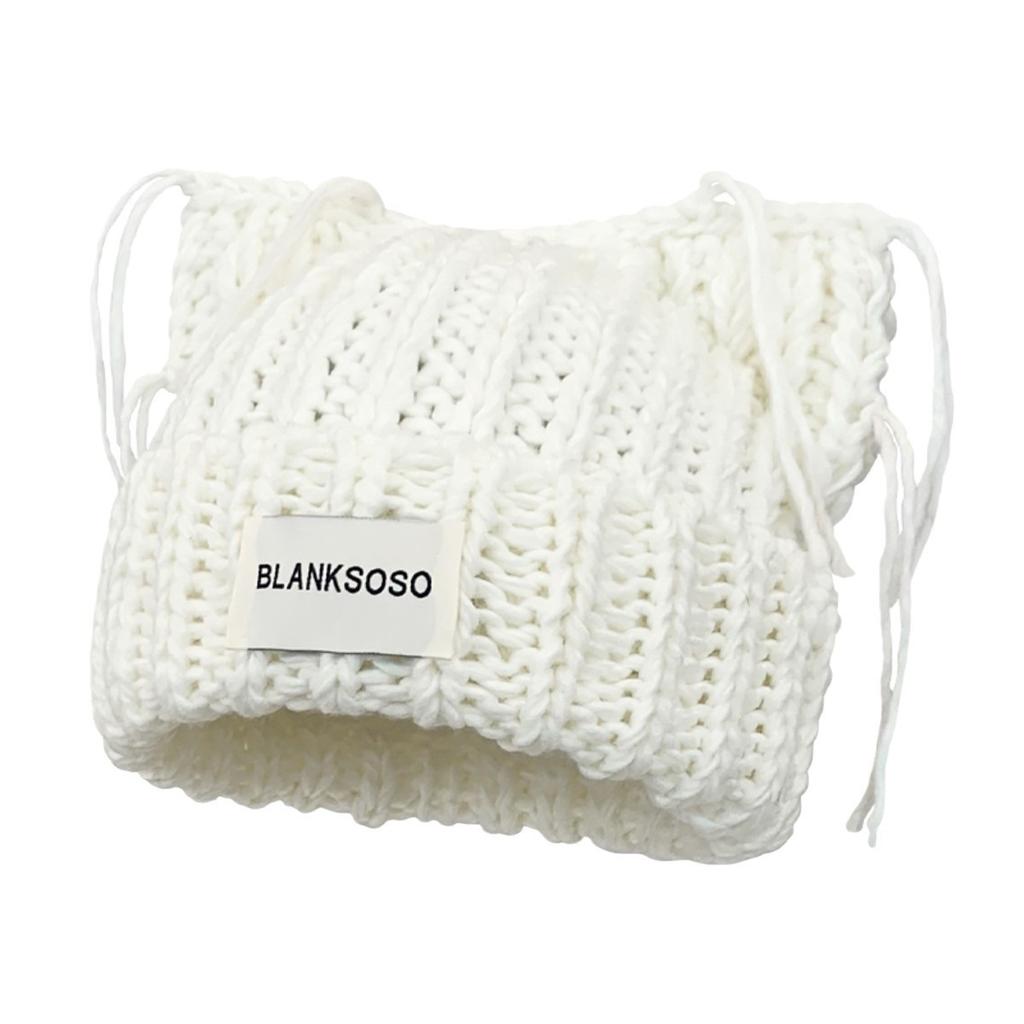 Cat Ear Tassel Woolen Hat for Women In Autumn and Winter Warm and Cute Versatile Ins Fashion Knitted Cold Hat for Students Out On The Street