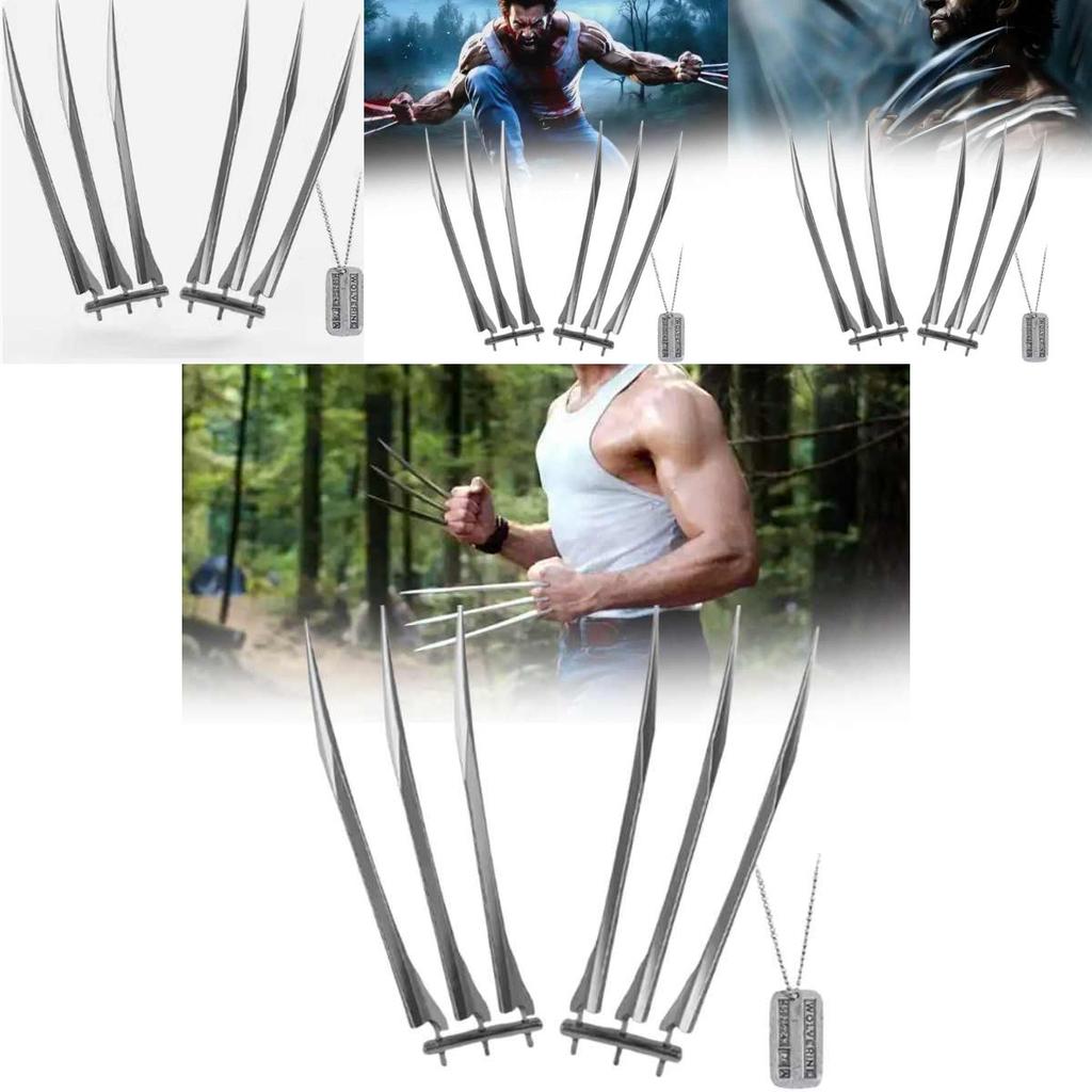 Wolverine Cosplay Claws With Effect For Halloween Costume Props And Themed Events