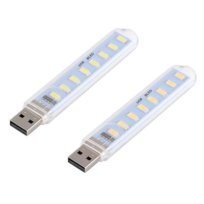 Mini Taşınabilir USB LED Kitap Işığı DC5V Ultra Parlak Okuma Kitap Lambası 2 led 3 led 8 led Işıklar Güç Bankası PC Dizüstü Bilgisayar Notebook İçin