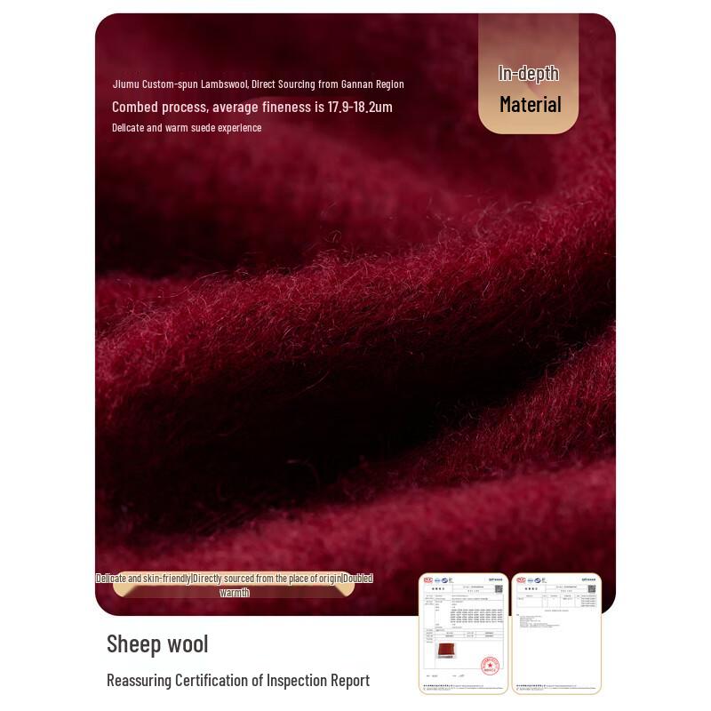 JIUMU Women's Phoenix Embroidered Wool Scarf Shawl