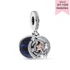 Two Tone Shooting Star Double Dangle Charm 782975c01