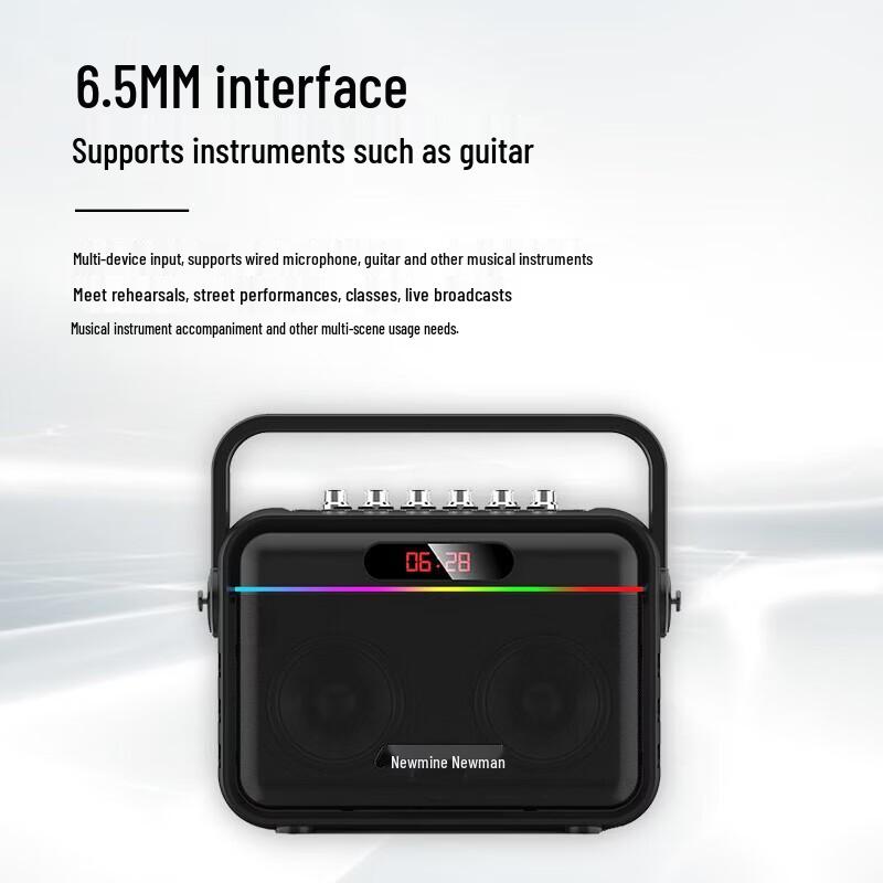 Newsmy K112 Portable Wireless Karaoke Speaker (CN version)