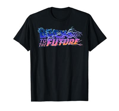 Back To the Future 35th Anniversary Lightning Logo T-Shirt