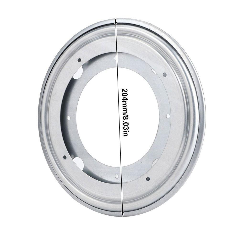 2pcs Galvanized Lazy Susan Bearing High Load Capacity Swivel Plate Turntable Bearing  Shoe Rack