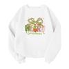 Children's Fashionable Lightweight Long-sleeved Round Neck Pullover With Pockets Printed Pullover