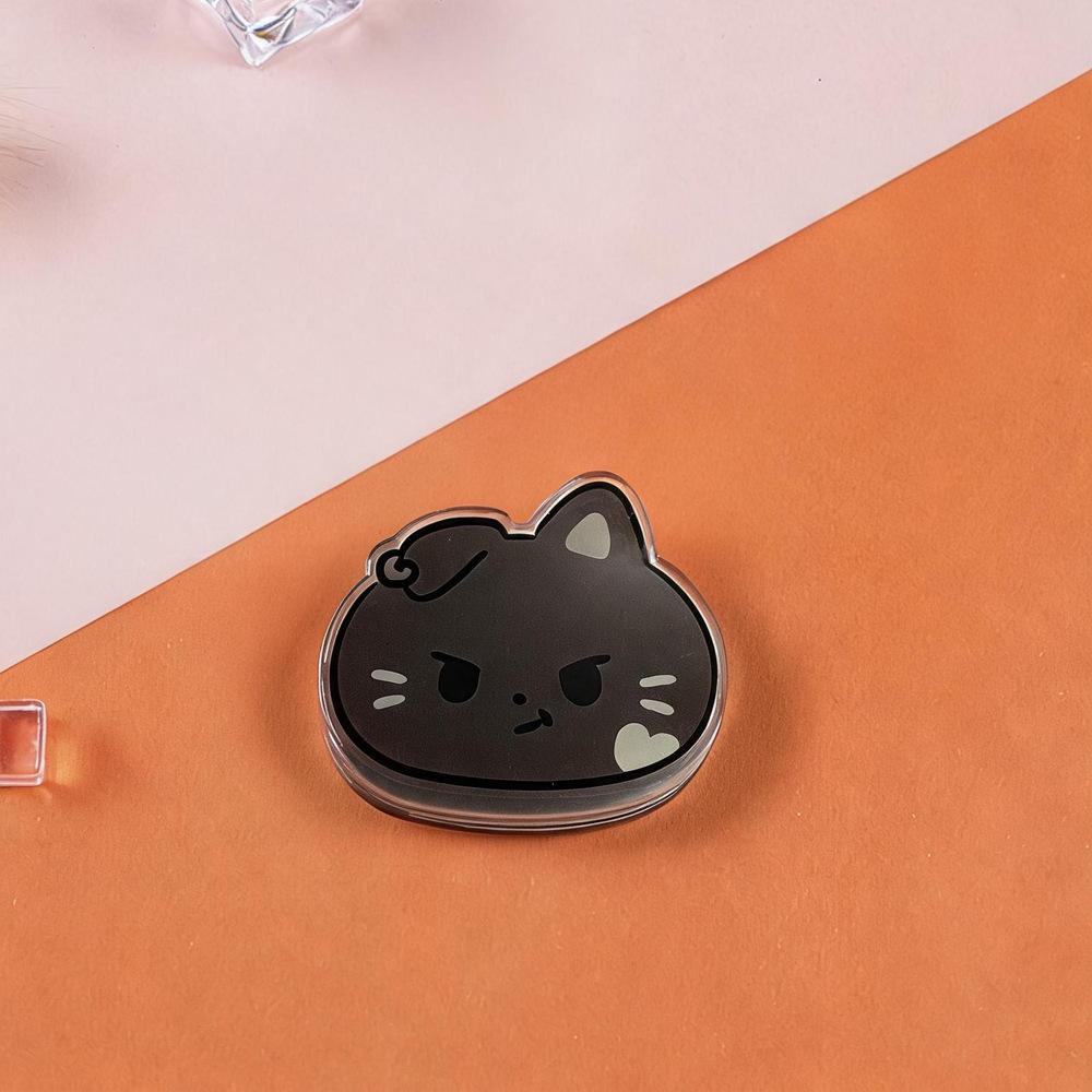 1 pièce Kpop ENHYPEN Personnage Mignon Support Poignée de Téléphone Jungwon Jay Sunghoon Sunoo Ni-ki Acrylique Extensible Support de Téléphone Prise Support pour Doigt Cadeau pour Fans