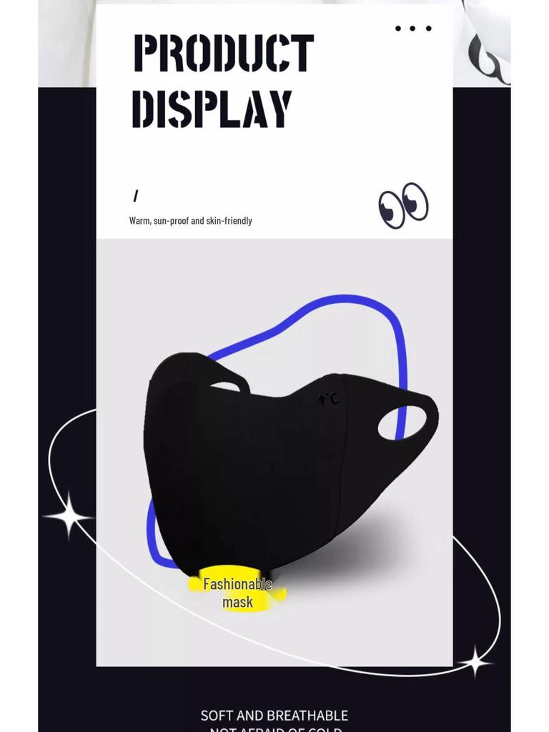 2025 Japan Windproof Warm V-Face Mask: Unisex, Cold-Proof, Thick, Washable for Autumn & Winter