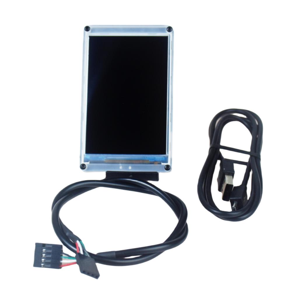 

Dual USB Computer Temperature Monitoring 3.5 Inch IPS DIY Acrylic PC Display Secondary Screen for Windows Linux for Raspberry Pi