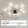 Nordic Fireworks Rotating LED Ceiling Light - High-End Living Room and Bedroom Lighting
